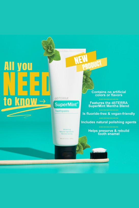 doTERRA SuperMint Natural Whitening Toothpaste